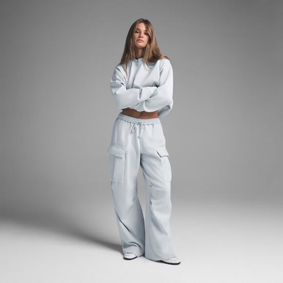 NWT Skims Boyfriend Fleece Crewneck - Picture 4 of 6